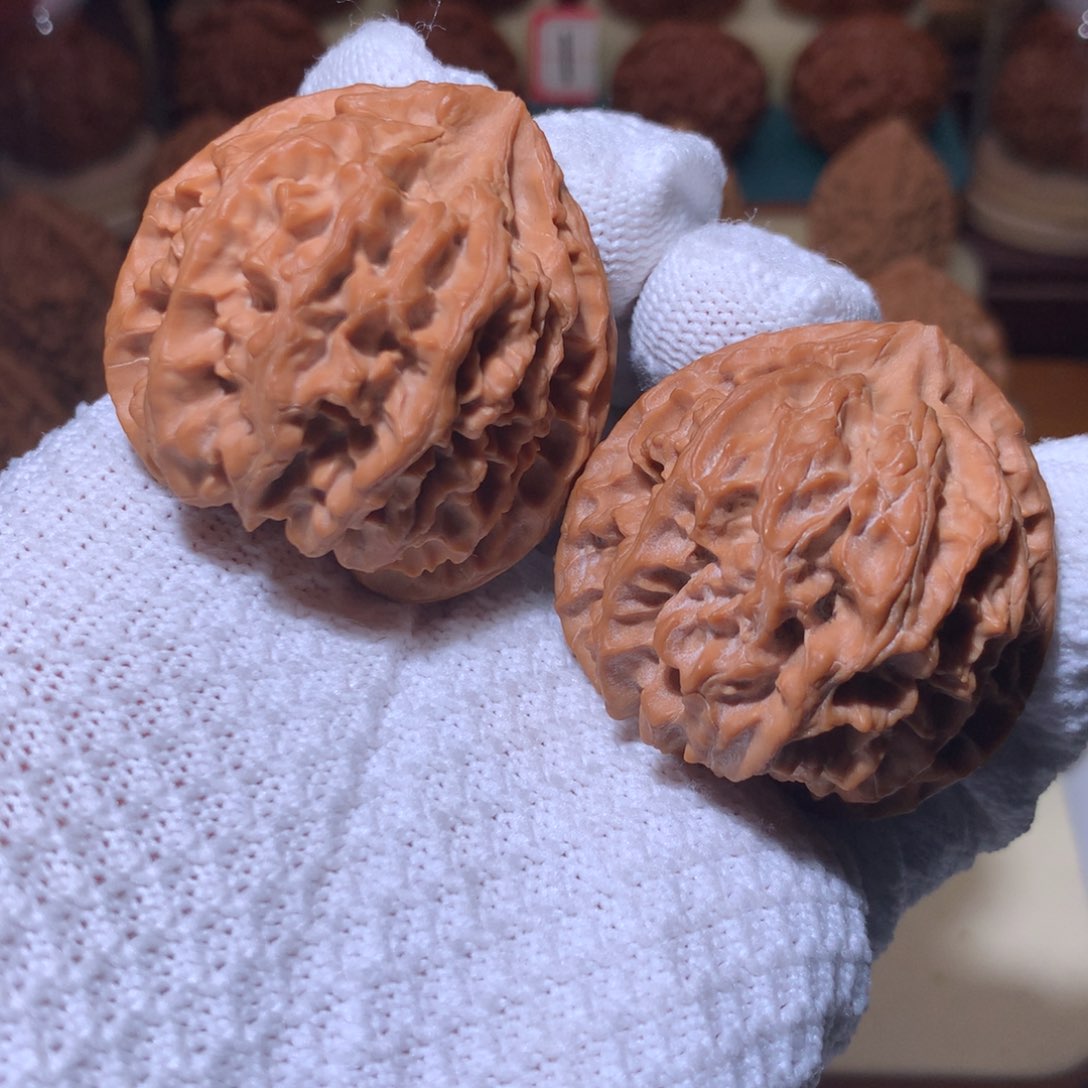 文玩核桃把件全品原装苹果园