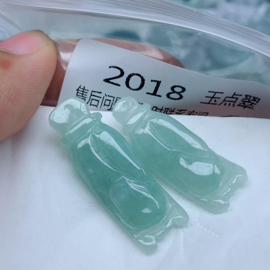 翡翠未镶嵌吊坠(不含链)翡翠