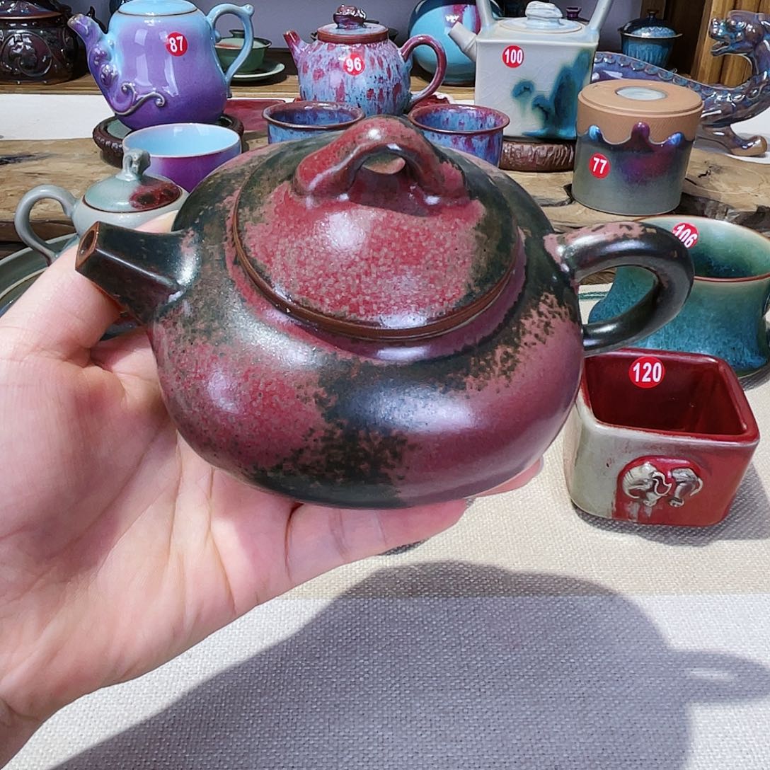壶禹州钧瓷艺术作品