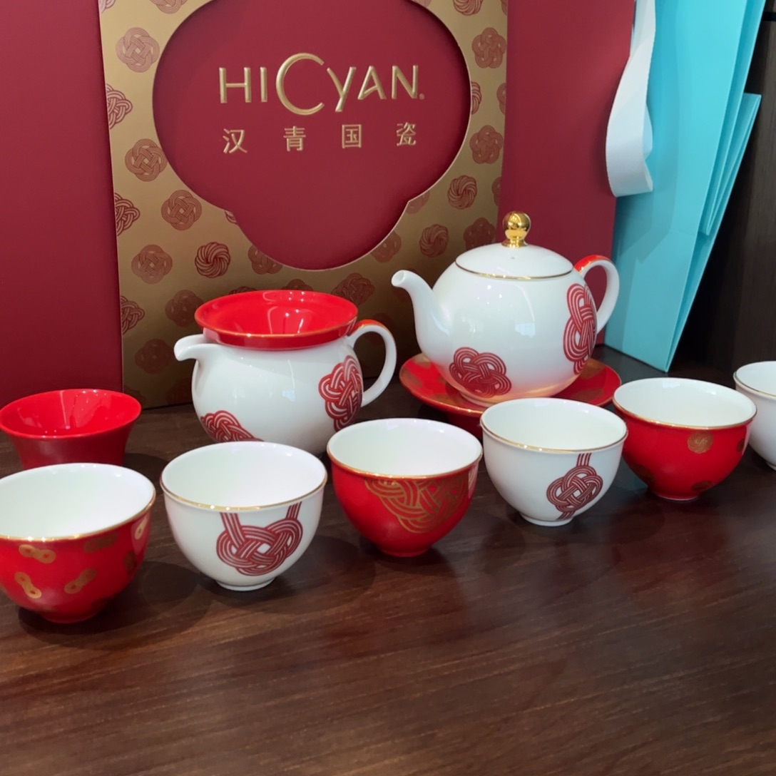 瓷片中国结茶具二级