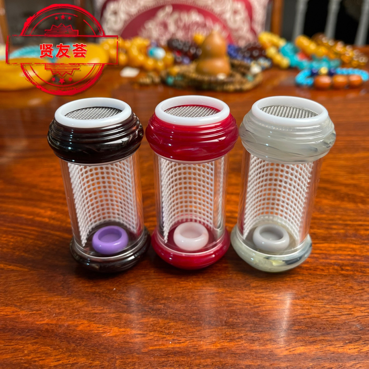 鸣岳款竹蛉叫罐30直径 竹蛉罐 竹蛉叫罐鸣虫罐鸣虫高68