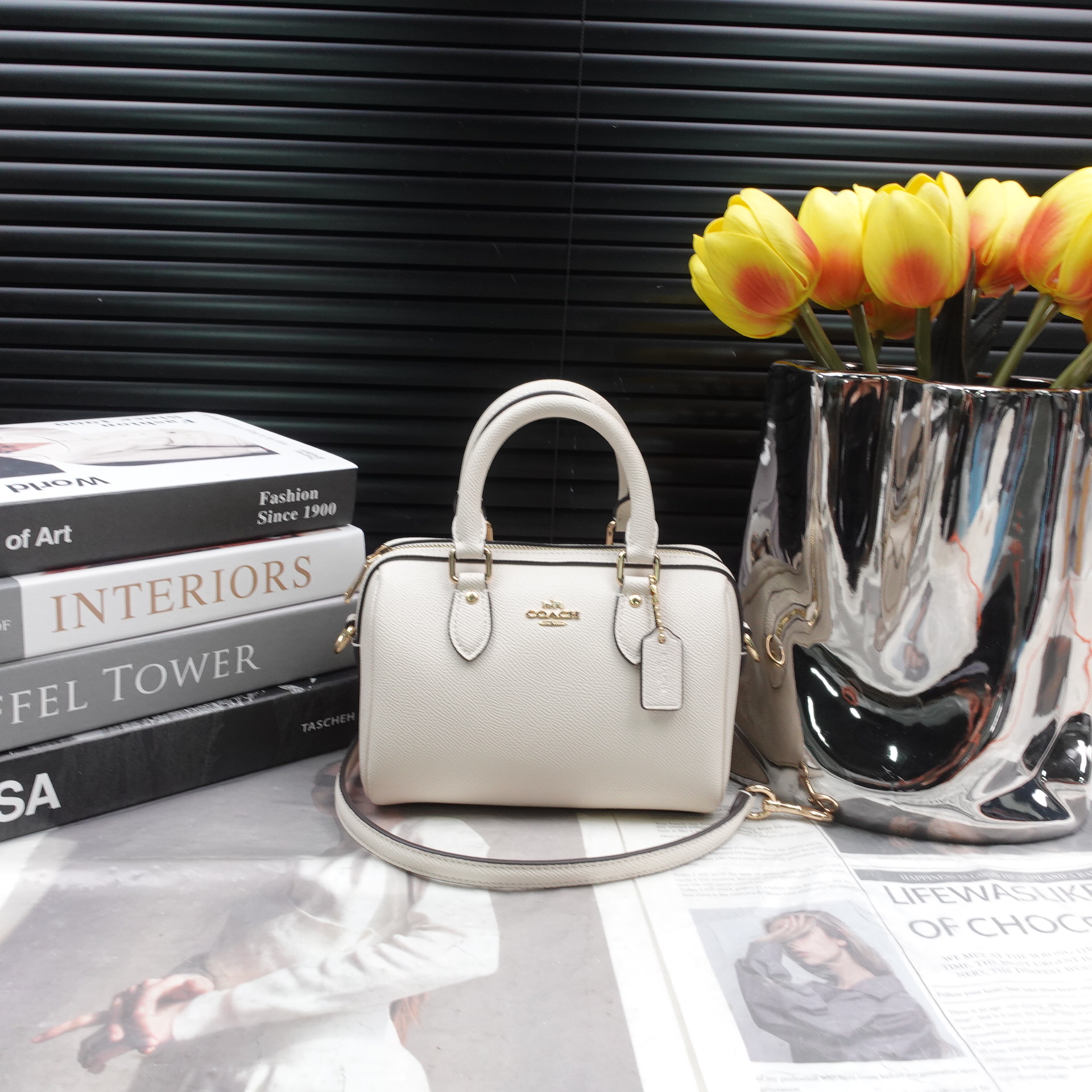 95新 COACH/蔻驰 单肩包/T10333998