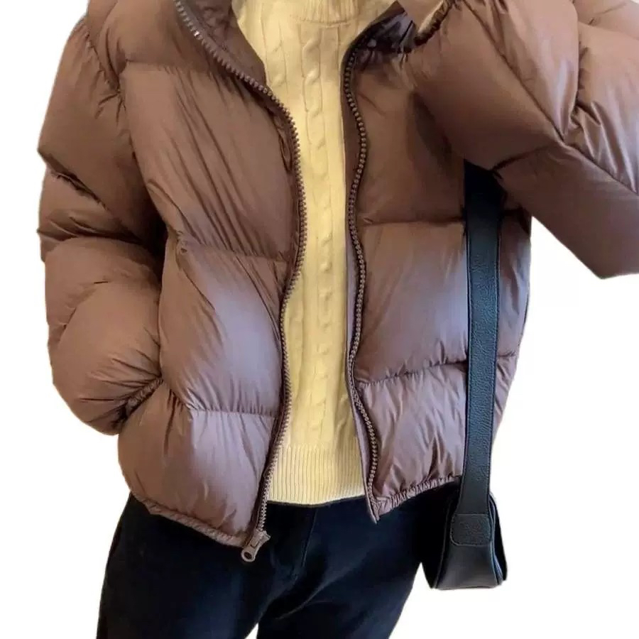 冬季新款欧版肯豆风女短款小个子棉服韩版显瘦外套