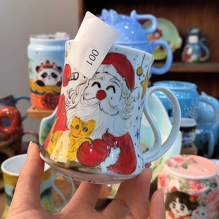 陶景德镇釉下手绘陶瓷 