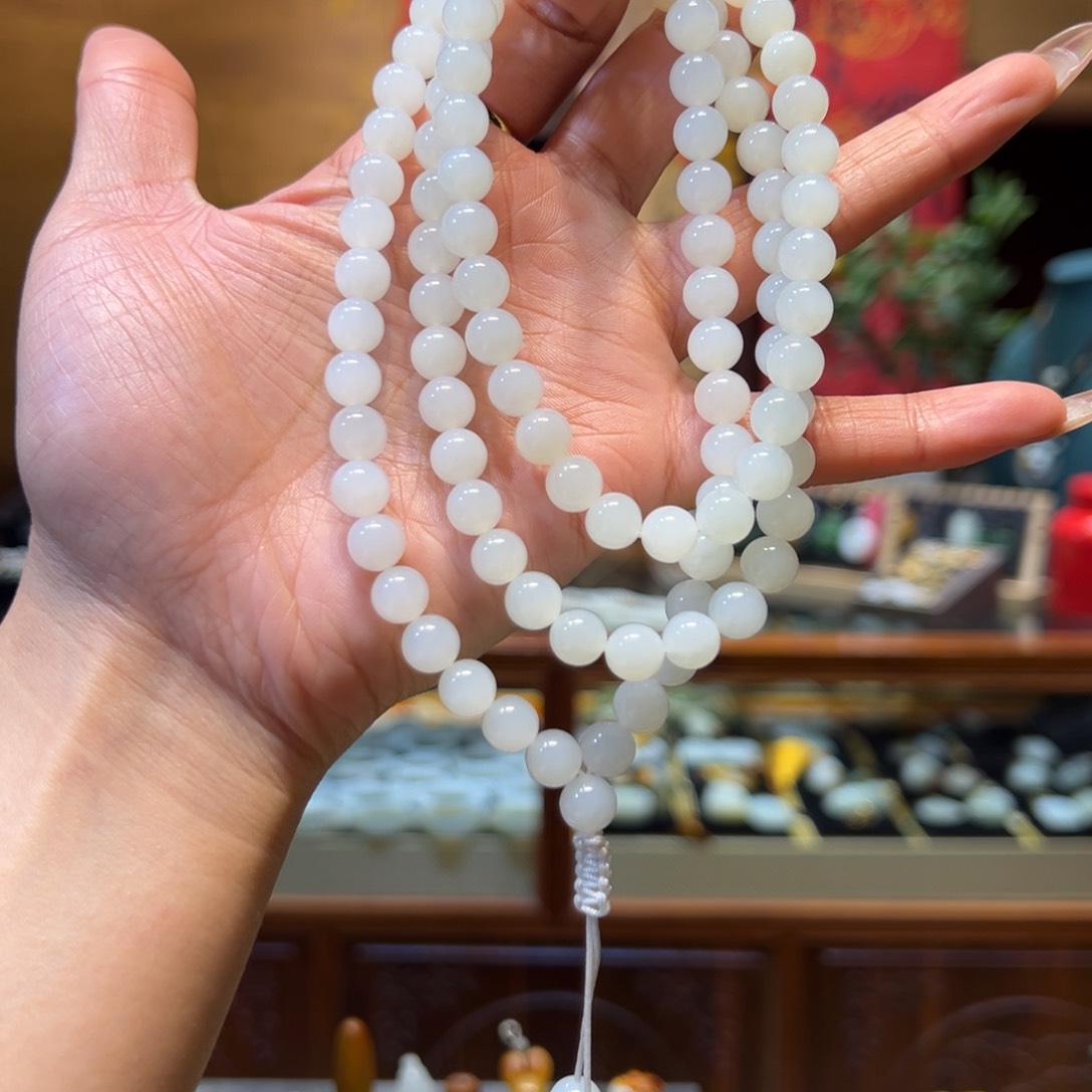 和田玉手链未镶嵌8