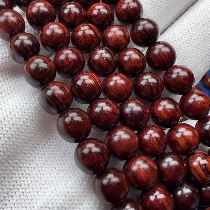 花梨木类红降08圆珠红肉满油单圈（瑕疵）