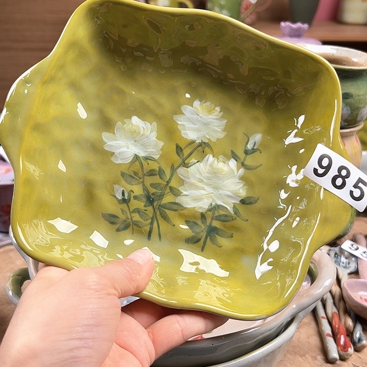 杯景德镇陶瓷手绘作品985