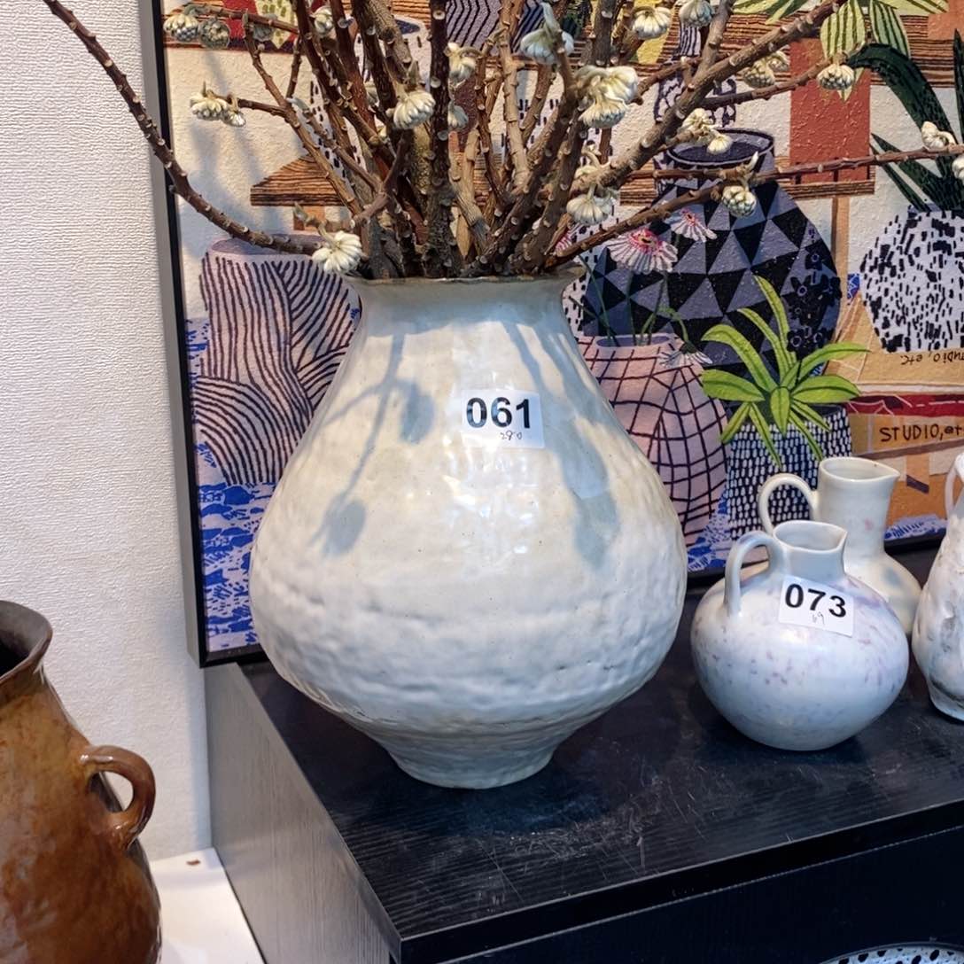 瓶乐****?景德镇手工花器 盘泥