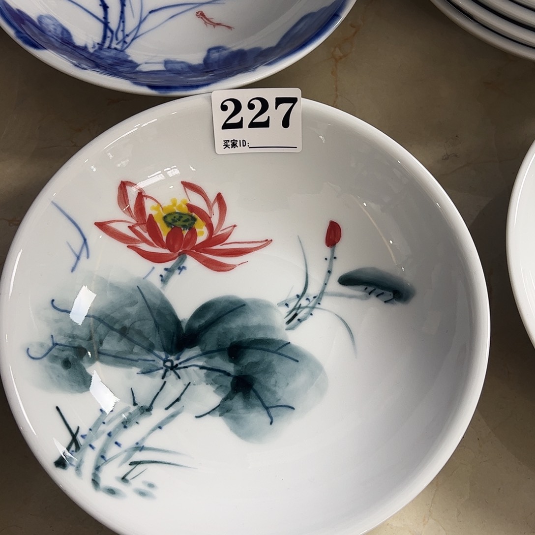 瓷片景德镇陶瓷手工手绘制作
