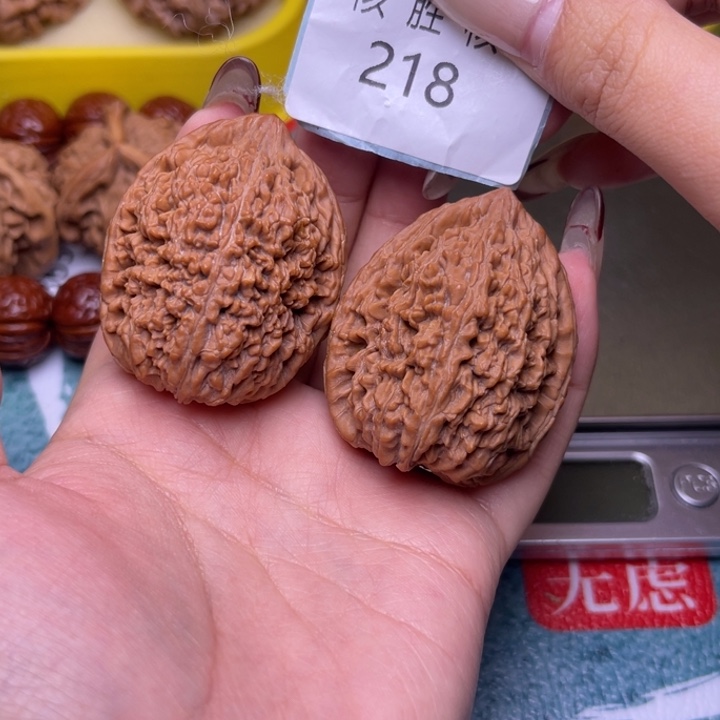 把件文玩核桃大蒜头38.218