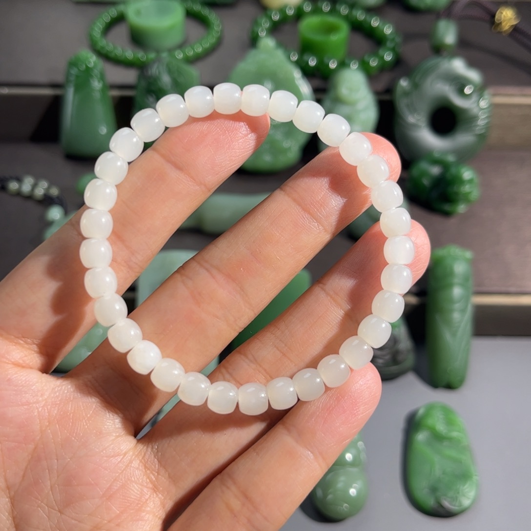 和田玉未镶嵌颈饰定制