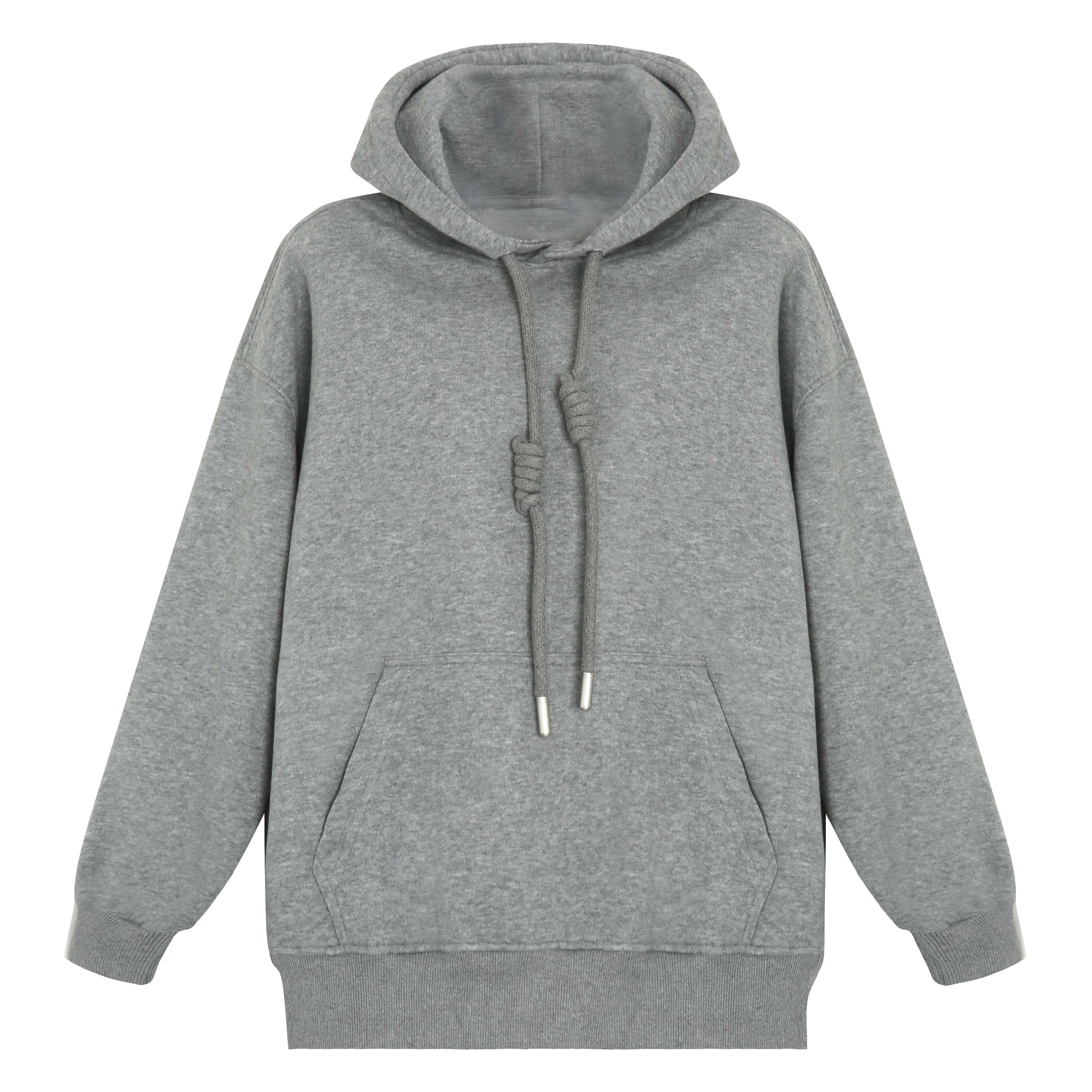 她绽放时尚套头宽松休闲连帽卫衣TQ