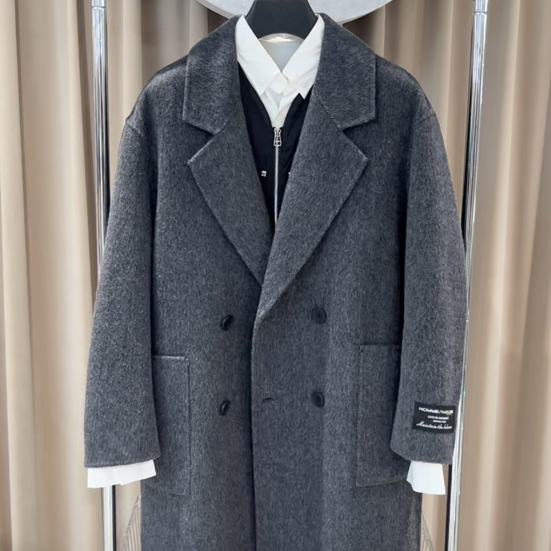 简约时尚百搭韩版骆驼绒与绵短款秋冬气质显瘦大衣