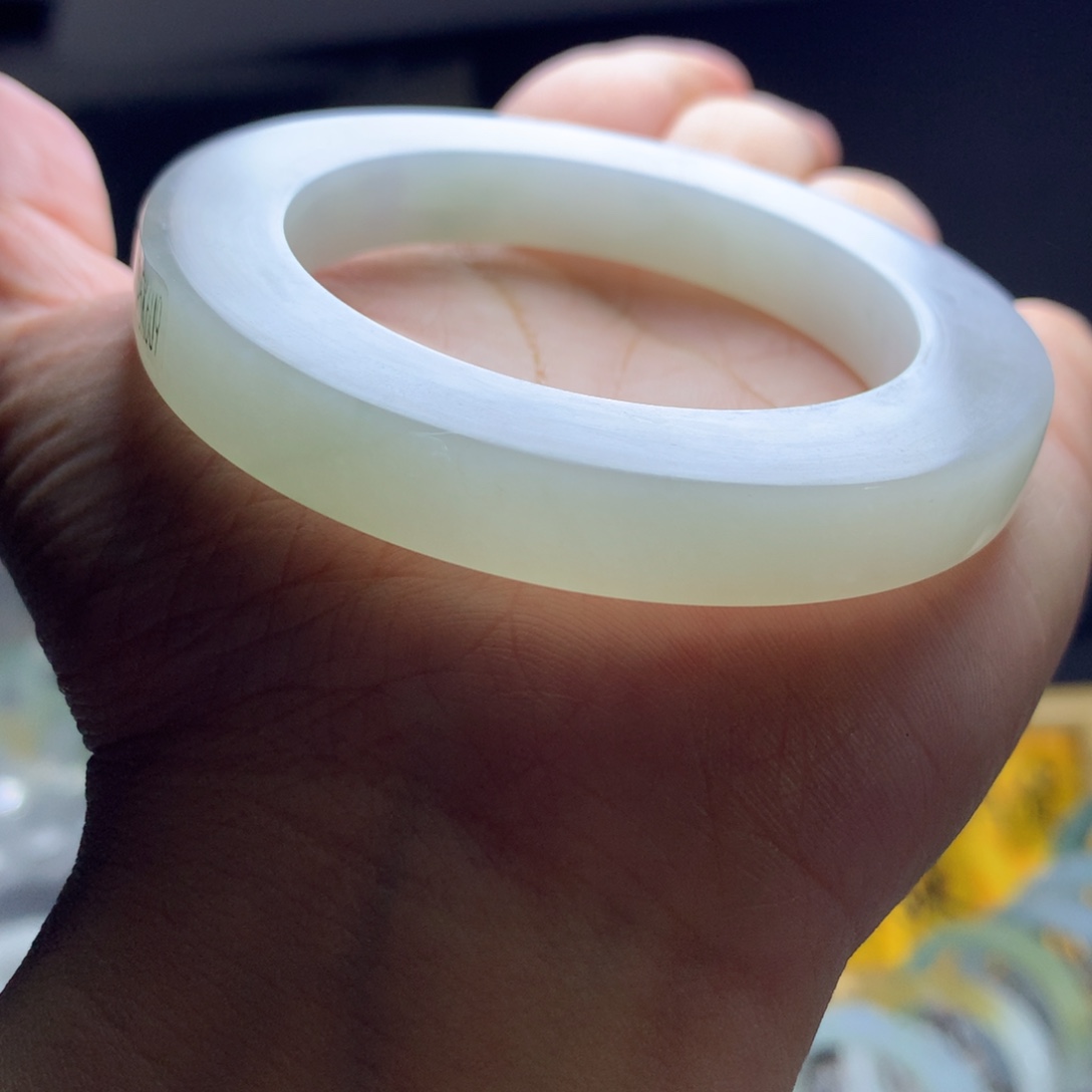 定制翡翠未镶嵌翡翠手镯51_58