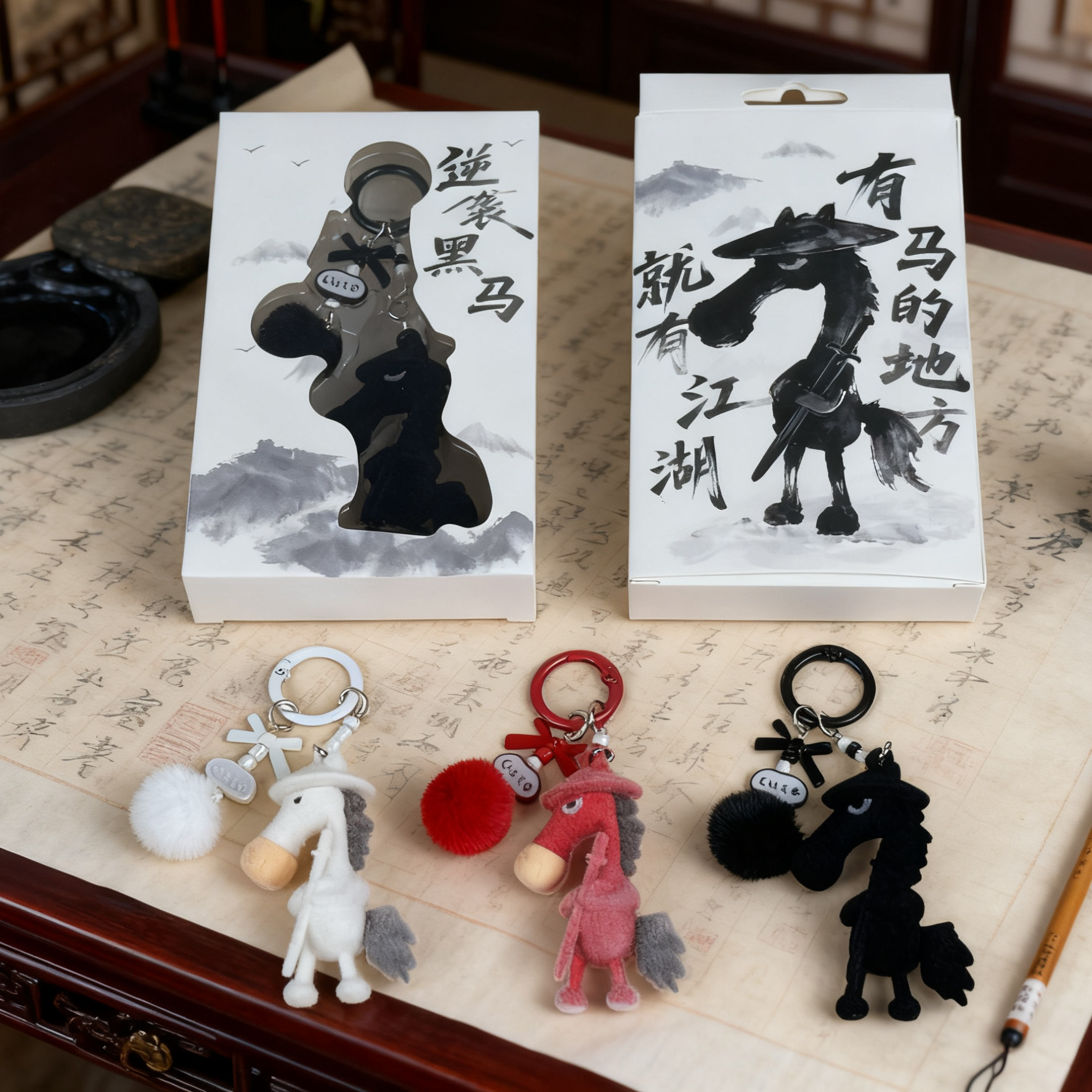 2026年逆袭黑马爆款来袭江湖剑客三峡公仔钥匙扣吉祥物创意挂件