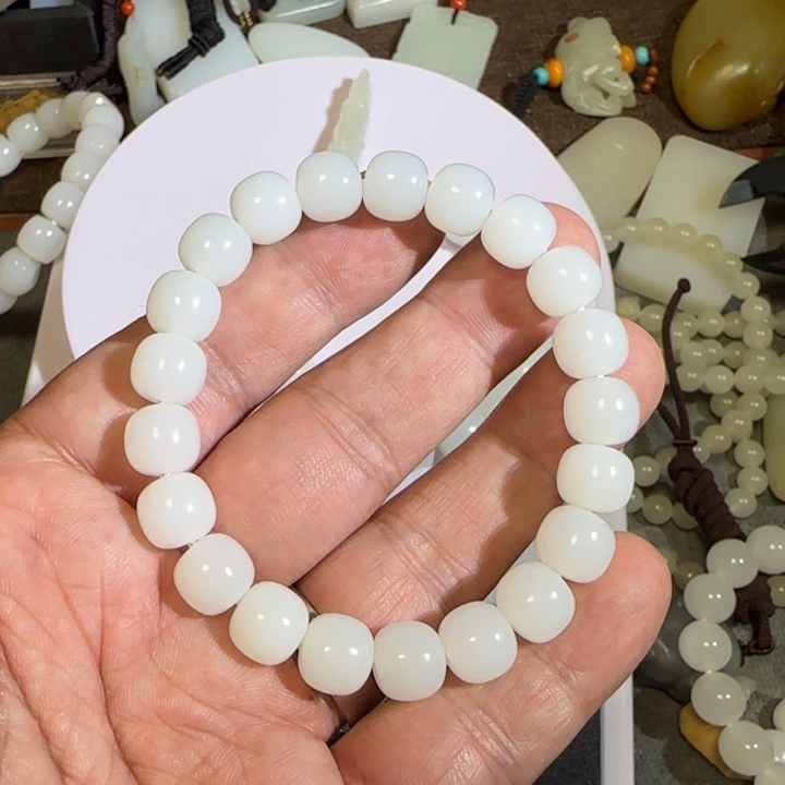 和田玉手链未镶嵌安*苒