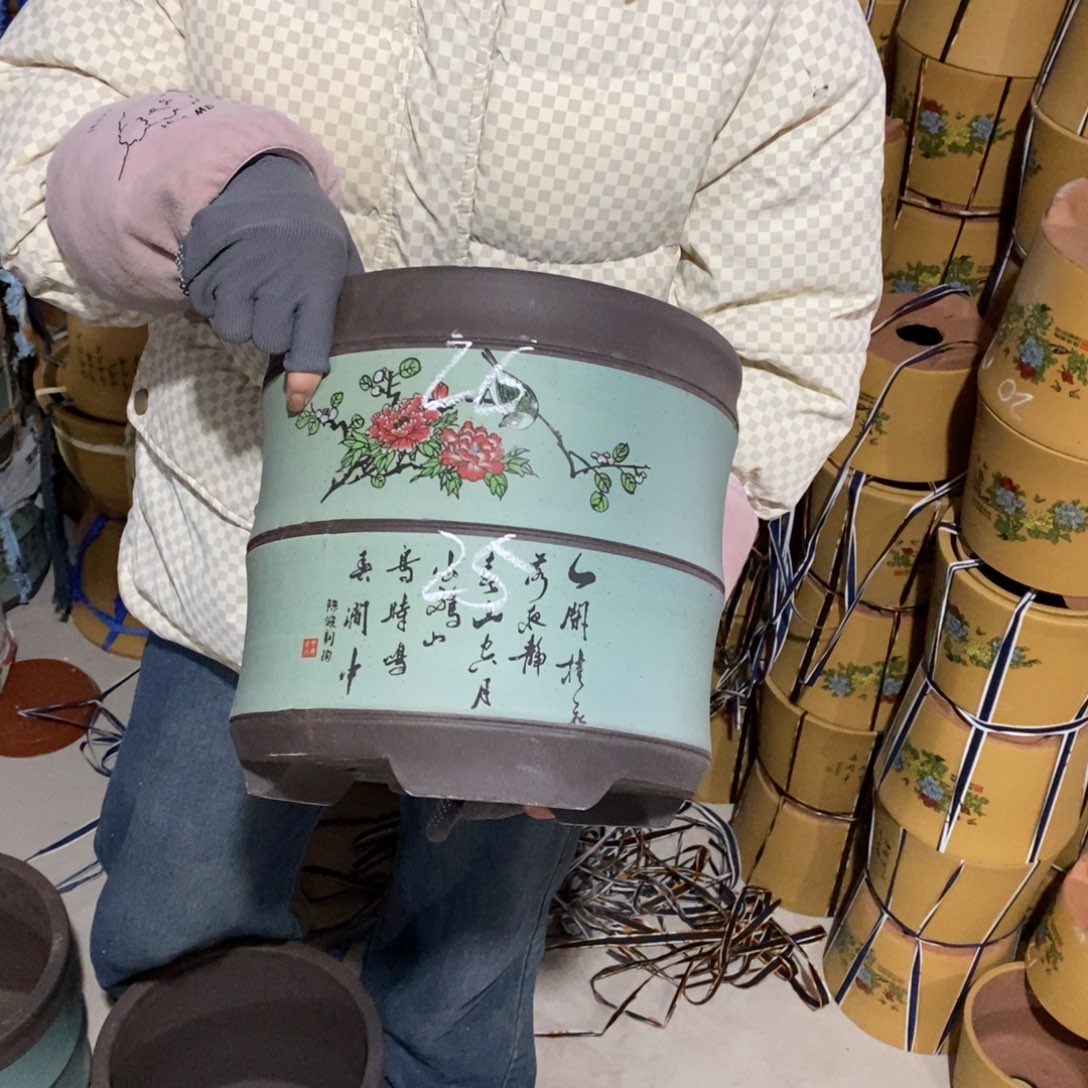 紫砂花盆紫砂花盆