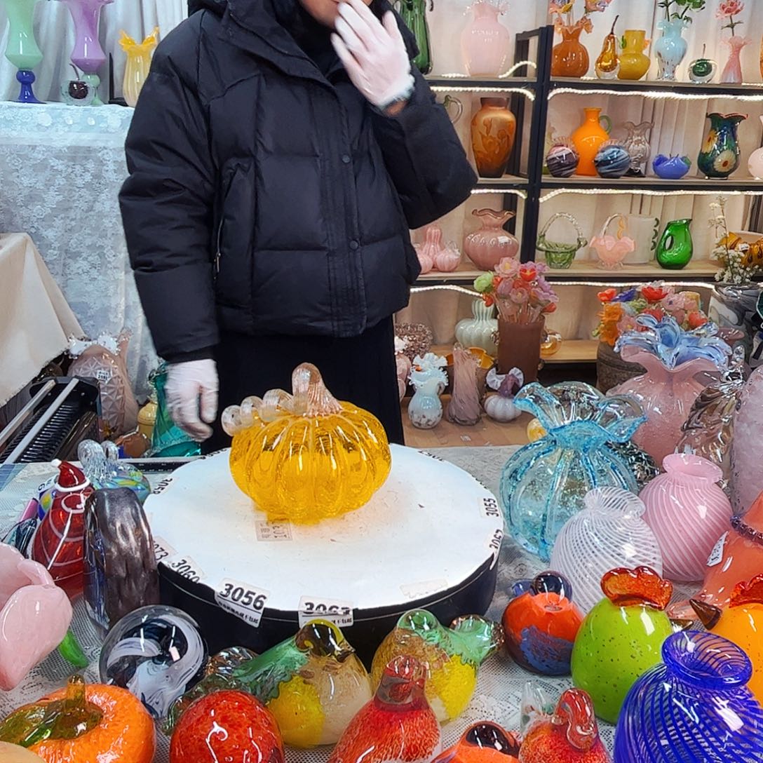 南瓜家悦美居琉璃摆件