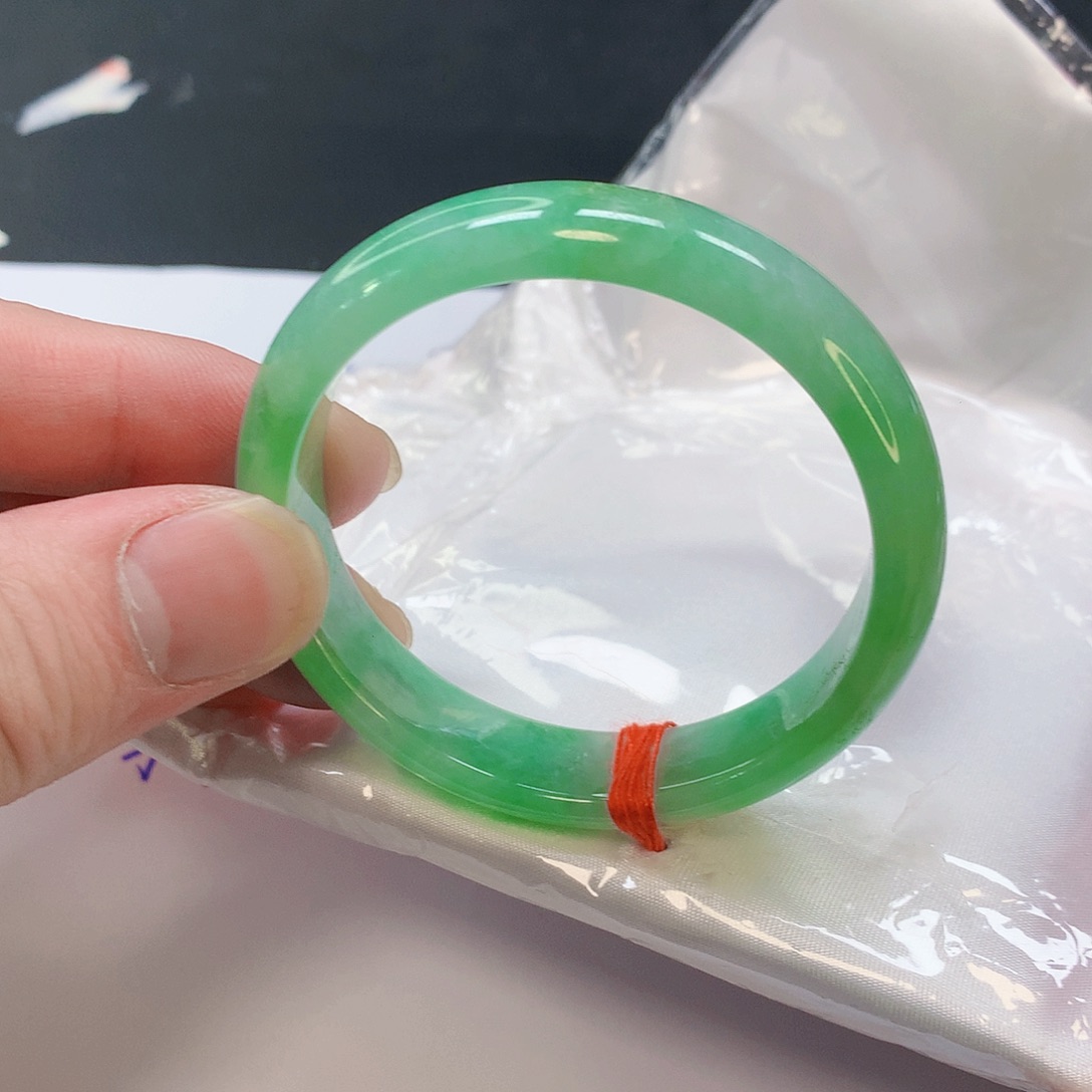 翡翠手镯未镶嵌05缅甸天然翡翠A货