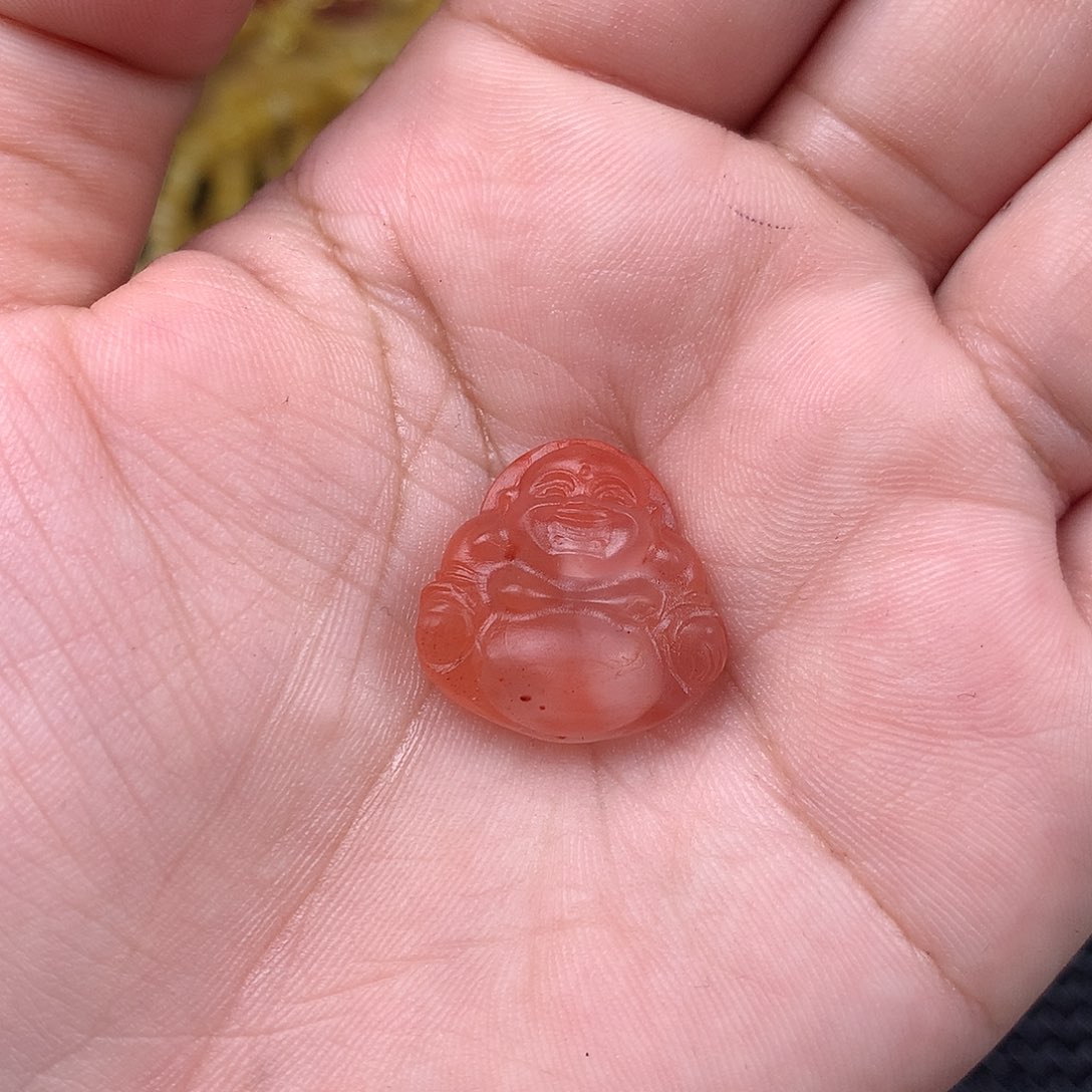 明***姐南红玛瑙未镶嵌吊坠(不含链)