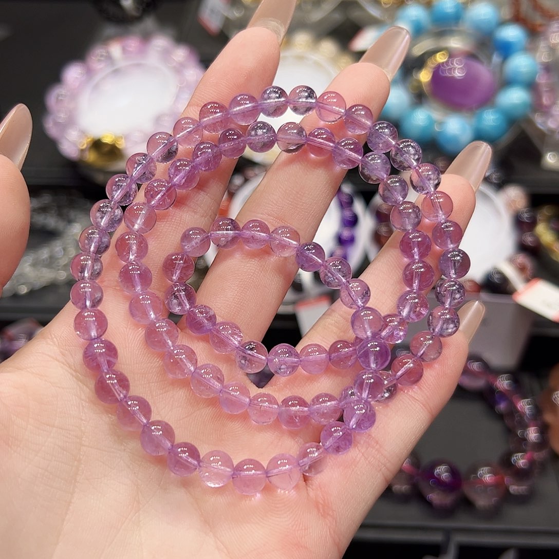 未镶嵌水晶手链sg4玻利维亚多圈6+