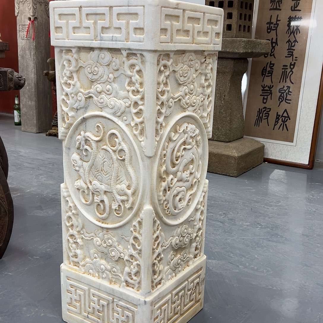 禧***y石材一根汉白玉石柱