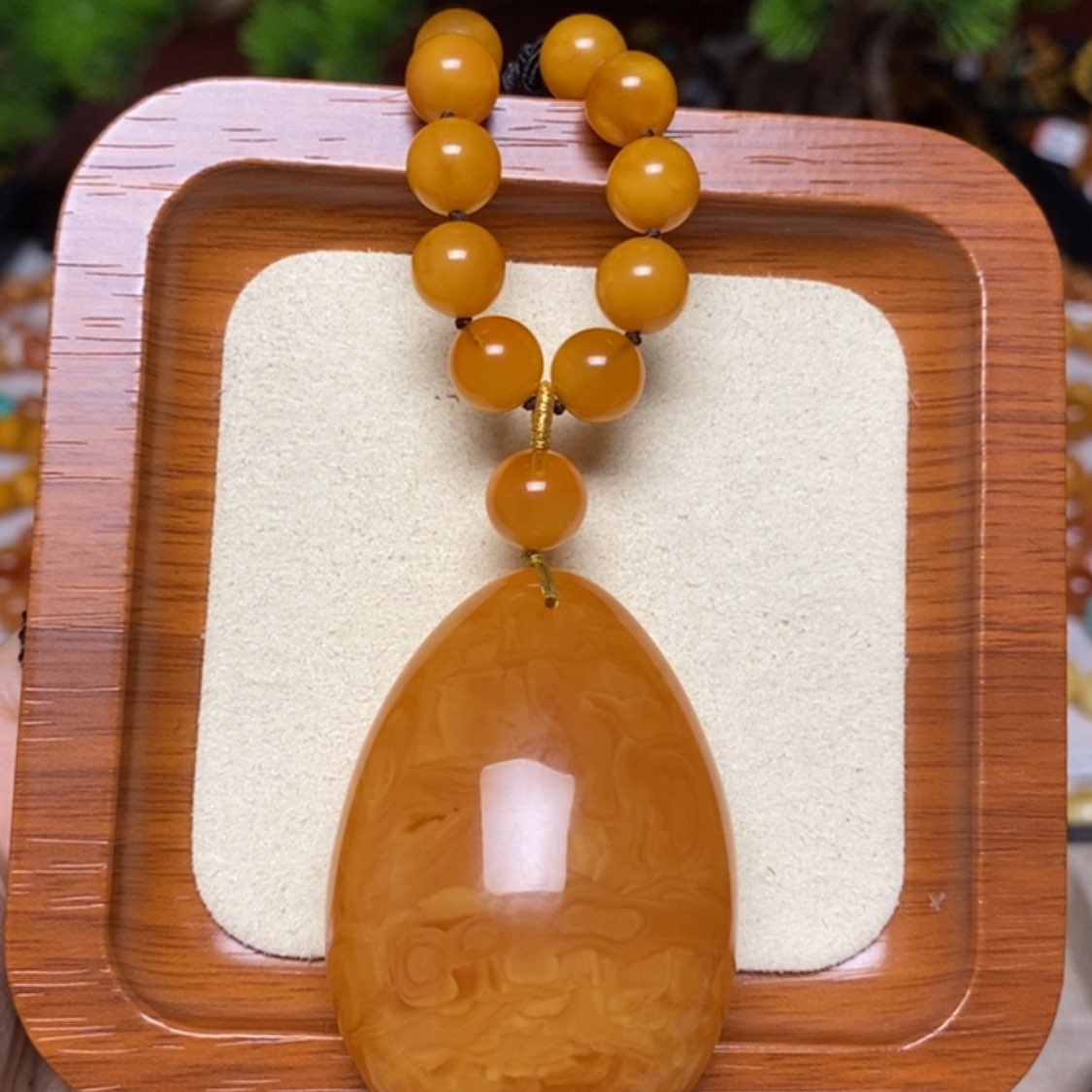 【闪购商品】蜜蜡颈饰未镶嵌项链