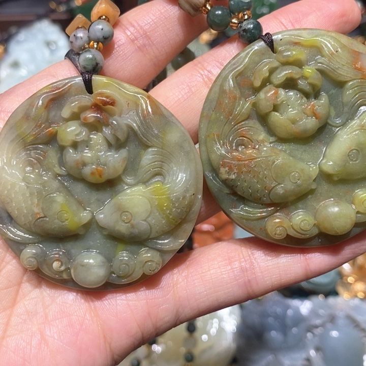 岫玉毛衣链未镶嵌