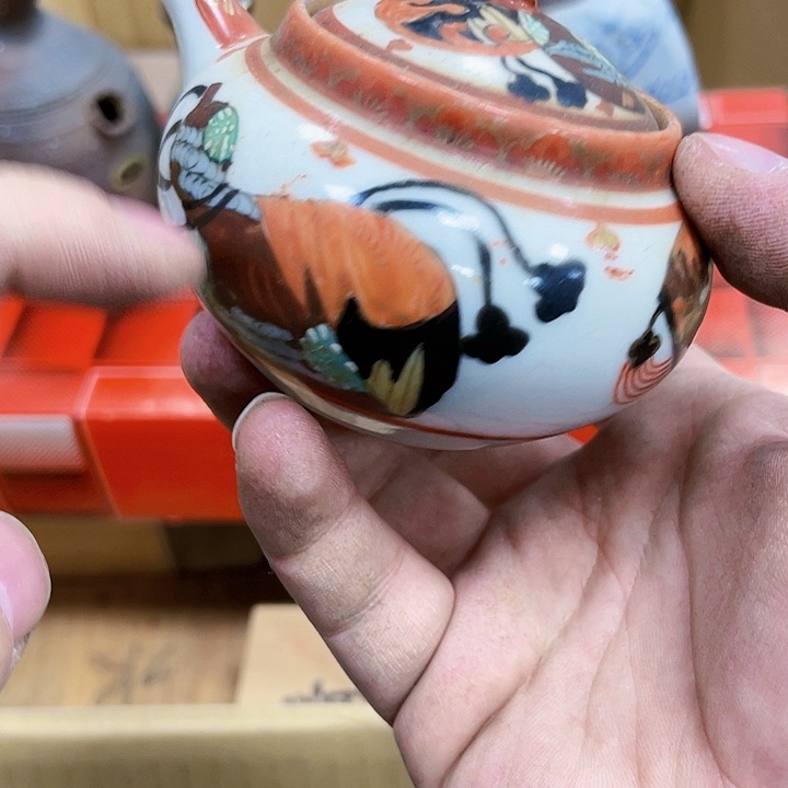 瓷片墨*河瓷制作工艺品摆件