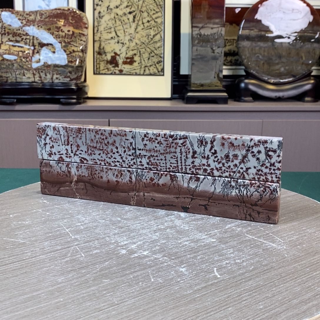 石材广西国画石草花石