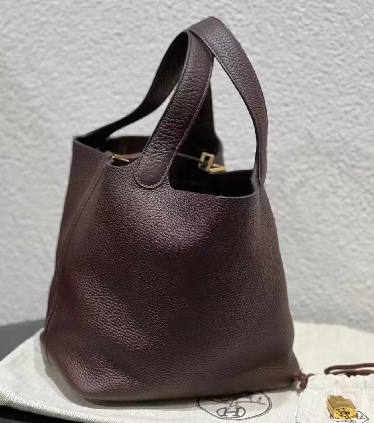 95新 Hermes/爱马仕 泡泡专属/爱马仕18菜篮子包/98新