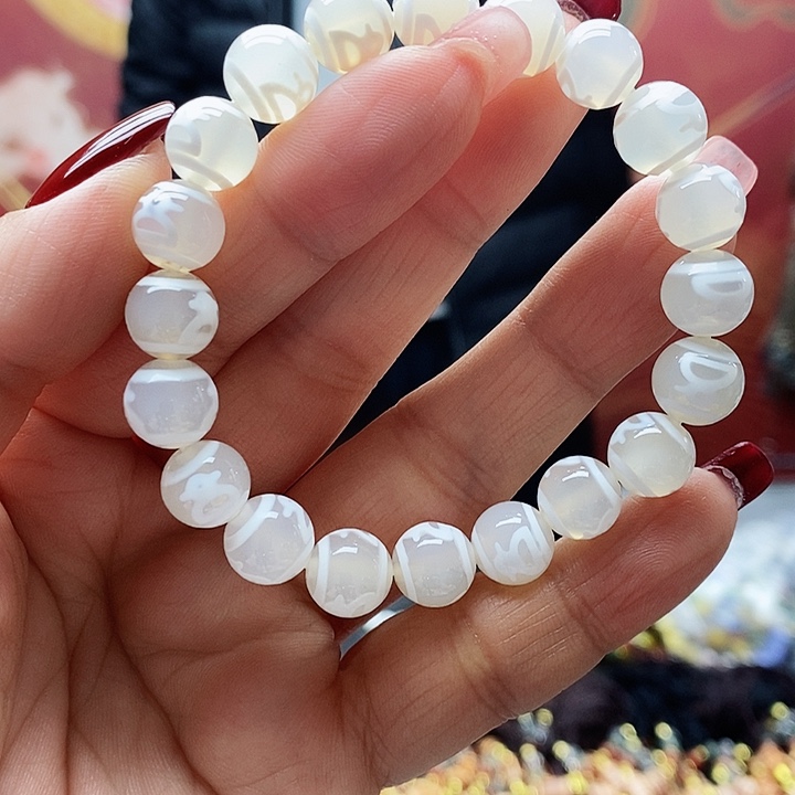 玛瑙/玉髓颈饰合金