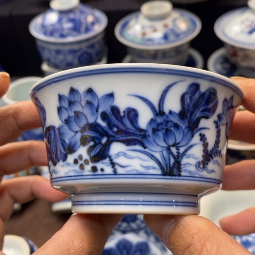 【闪购商品】景德镇青花主人杯