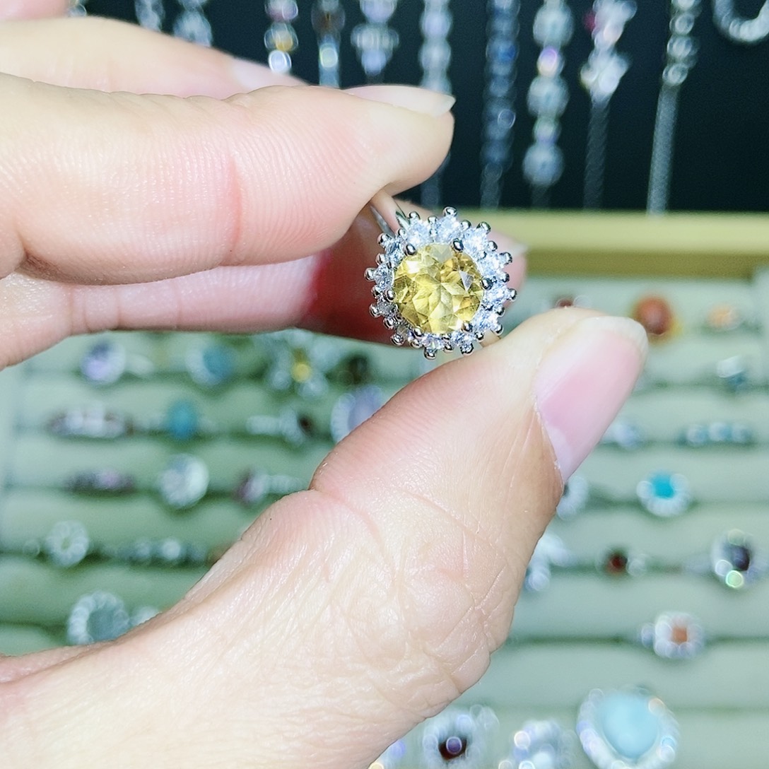 【闪购商品】未镶嵌戒指黄晶