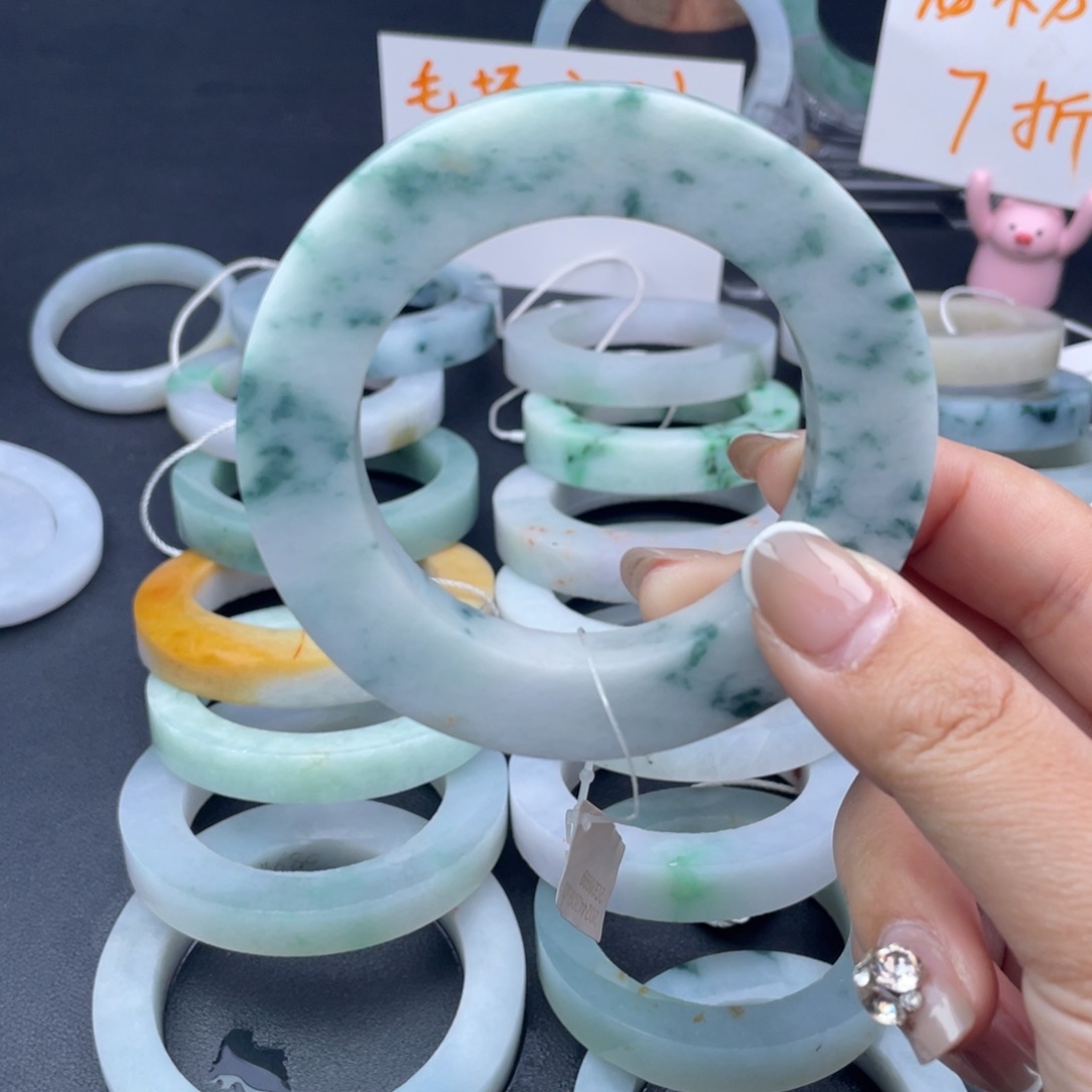 【闪购商品】定制翡翠手镯未镶嵌@*宝