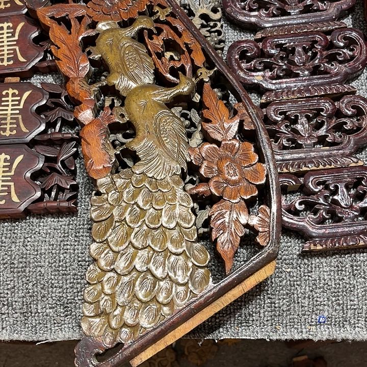 心***然陶瓷古色古香精品木雕