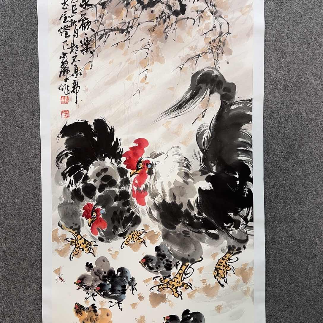 国画娄鹏老师手绘作品