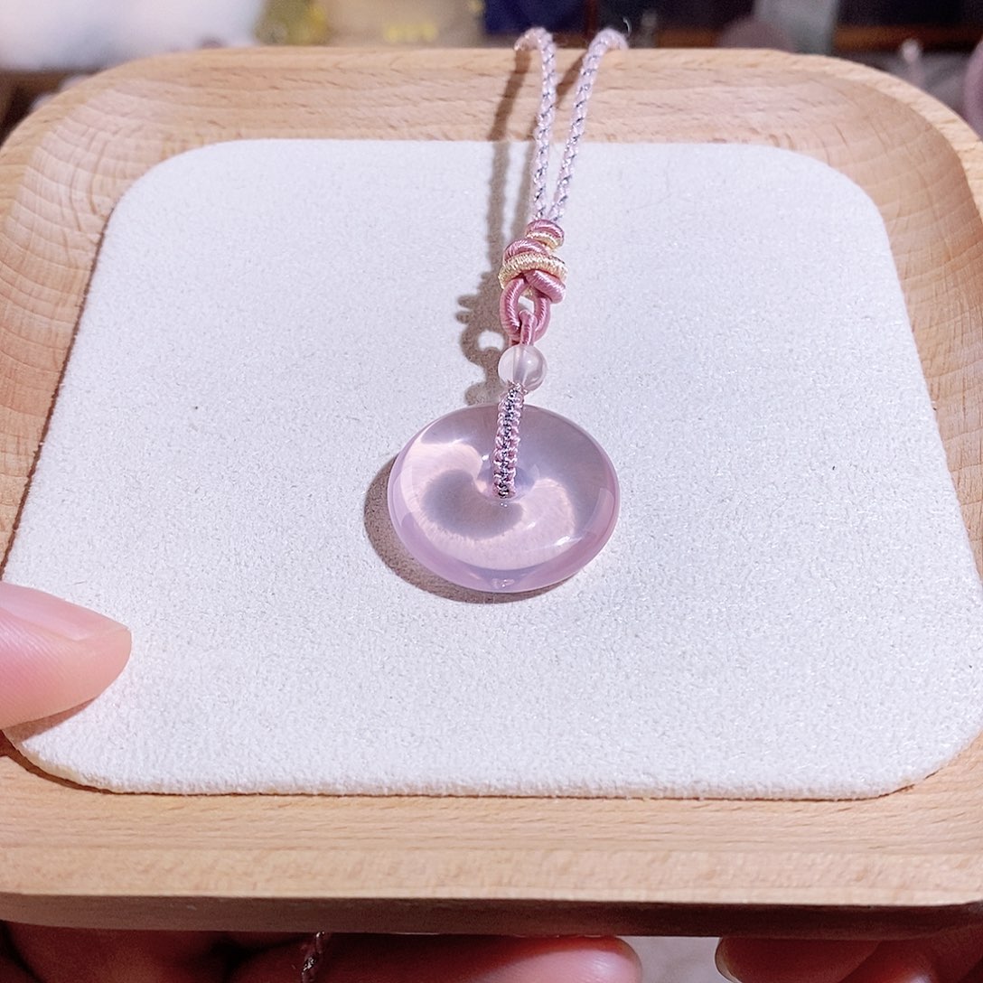 水晶珠宝半成品未镶嵌吊坠