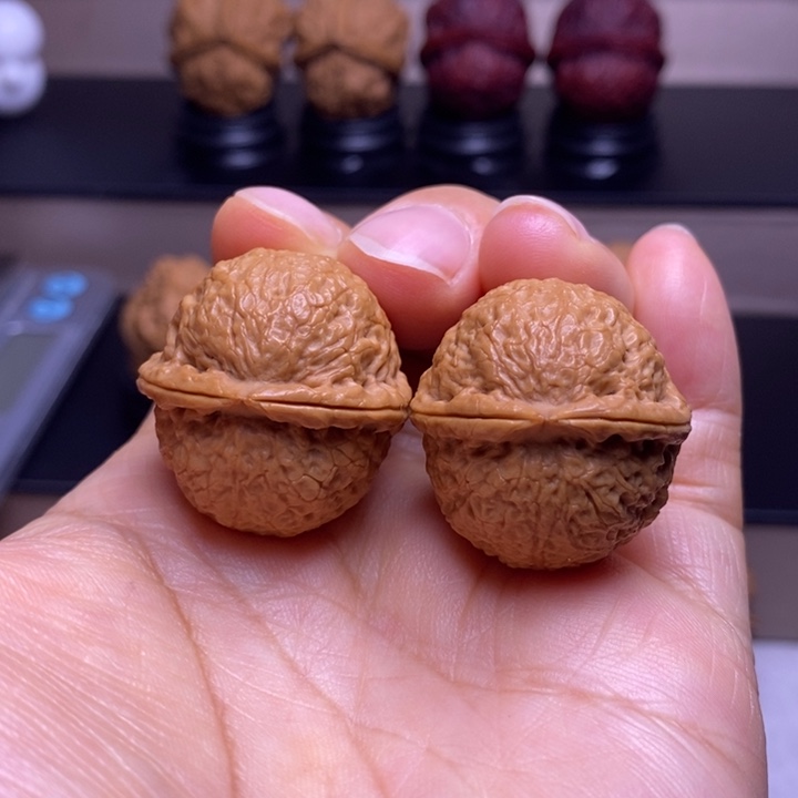 文玩核桃把件福星小铁锤26