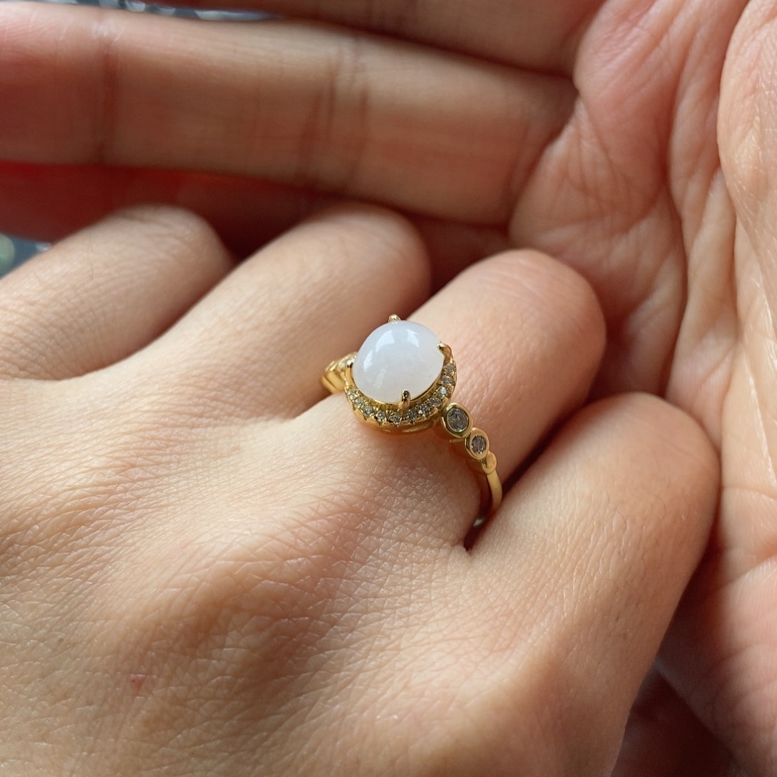 翡翠耳饰银S925镶嵌翡翠首饰