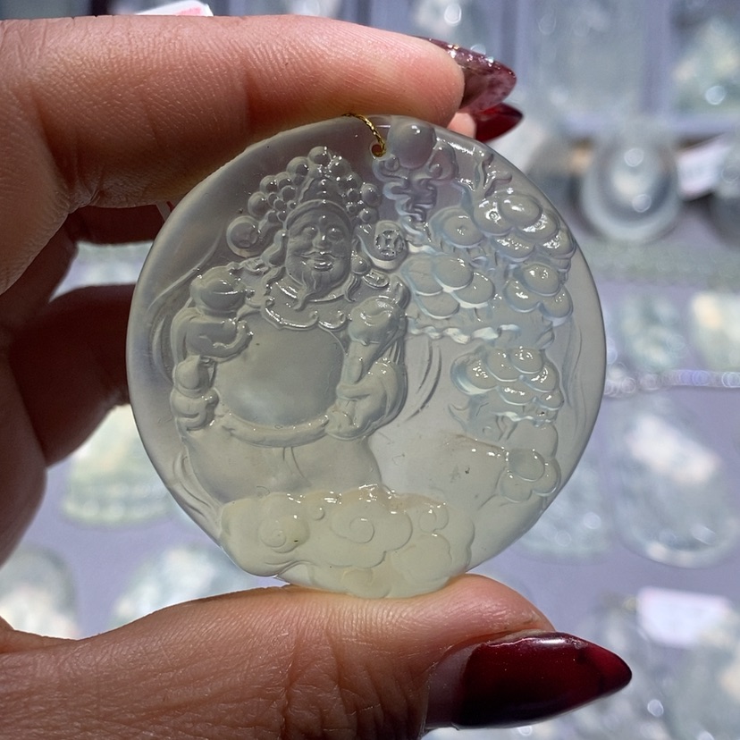 【闪购商品】岫玉颈饰未镶嵌财神