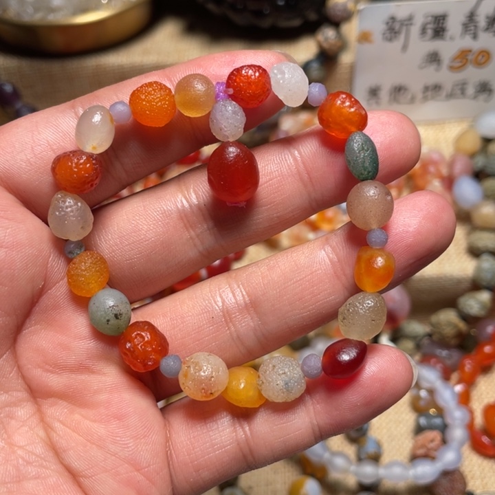 合金手链玛瑙/玉髓