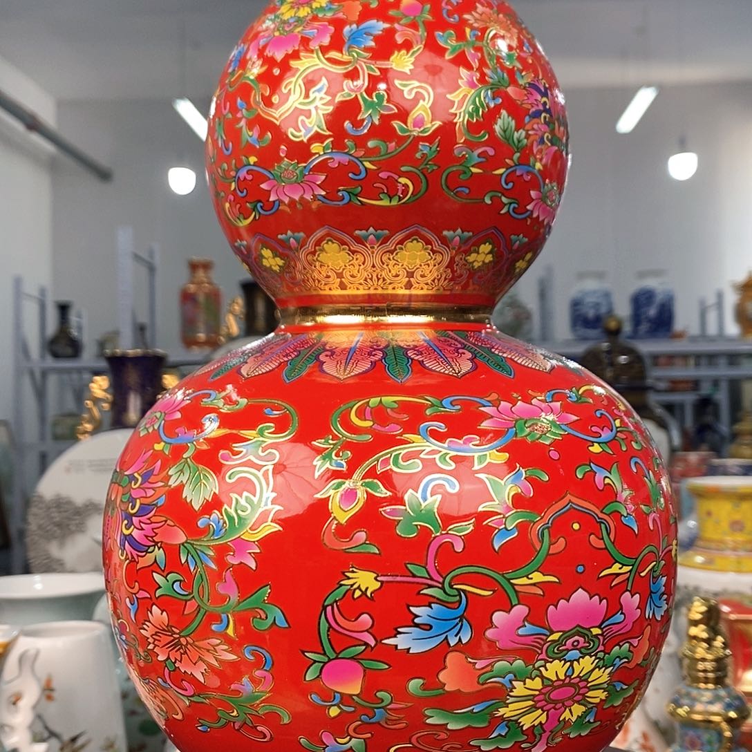 摆件景德镇陶瓷花瓶摆件