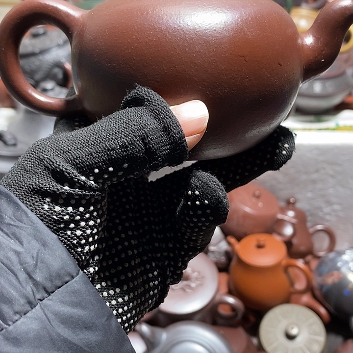 紫砂茶壶微瑕微笑