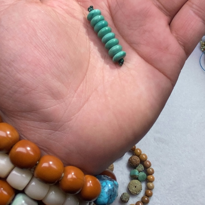 绿松石耳饰未镶嵌