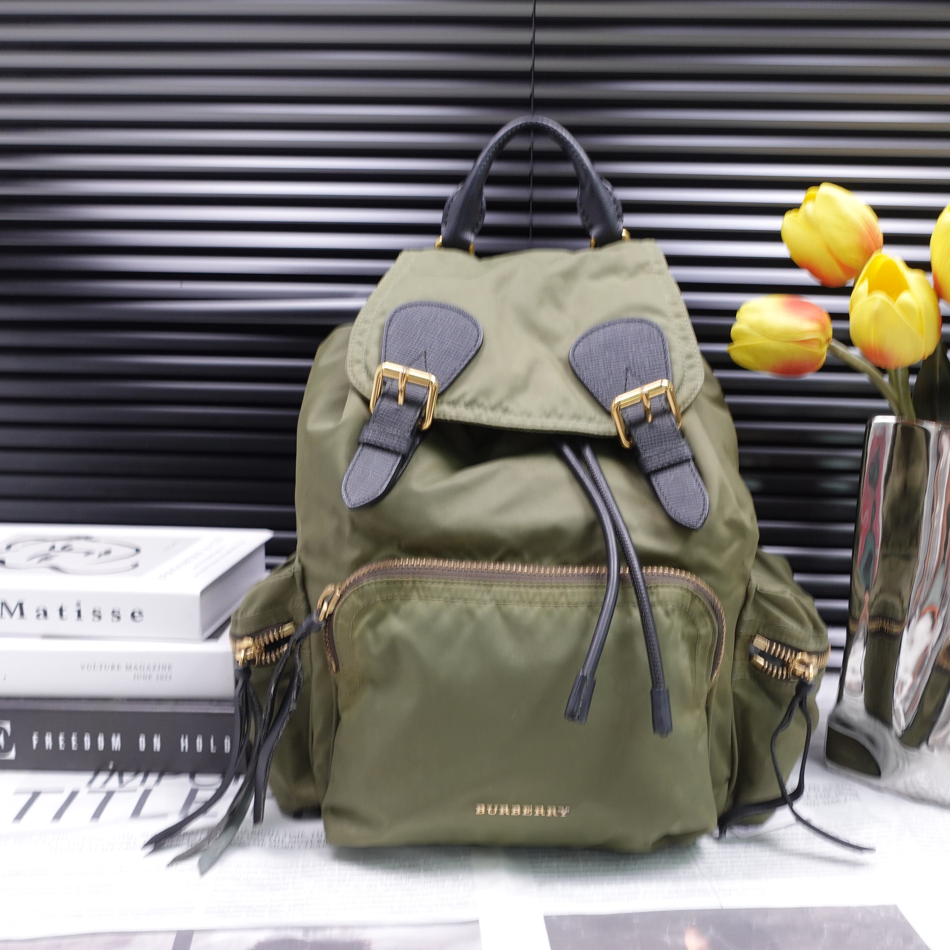 95新 BURBERRY/博柏利 巴宝莉/双肩包/T10327168