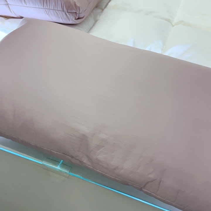 星级酒店同款单边粉色