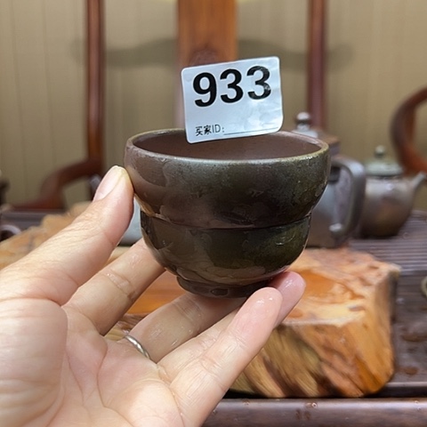 戬谷龙窑坭兴陶柴烧茶杯933