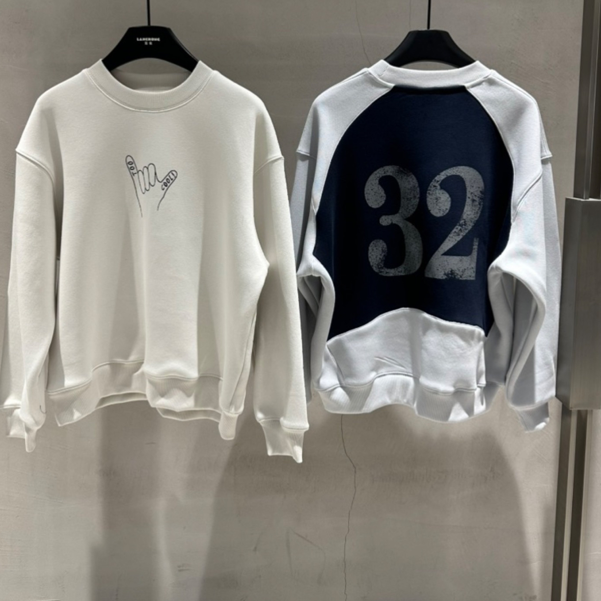 『北萌童品』25览虫加绒拼色圆领卫衣