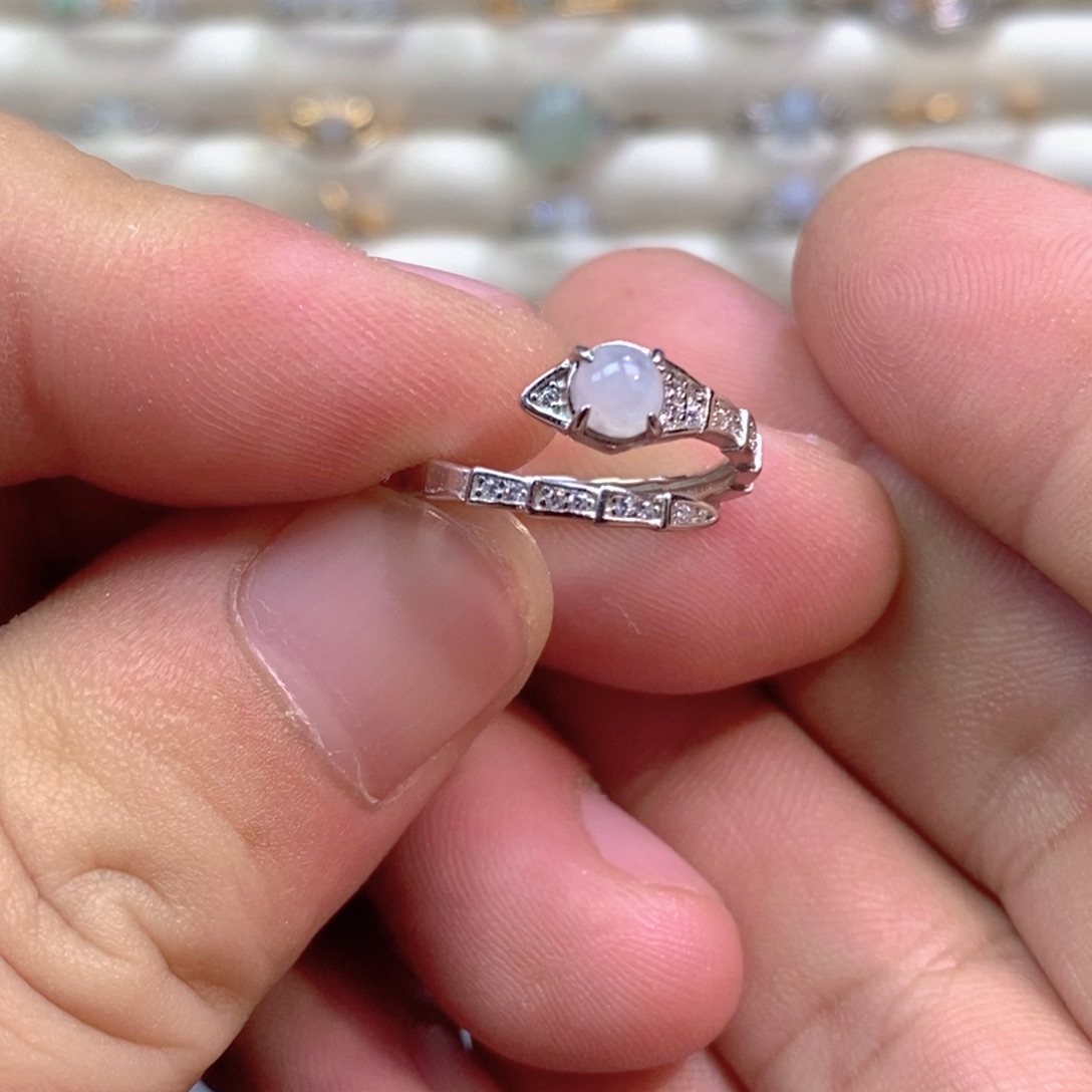 翡翠未镶嵌戒指天然翡翠戒指